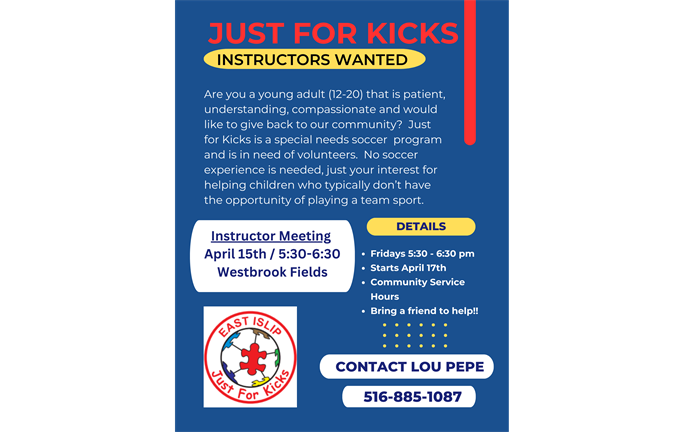 Just for Kicks Volunteer Meeting